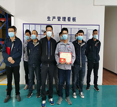 陕西森宝为西安公共卫生中心—“小汤山”项目表现突出的员工颁奖(图6)